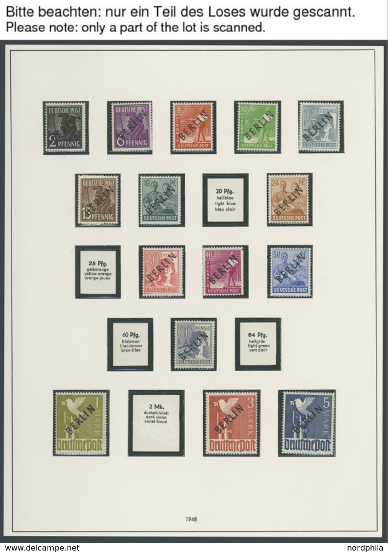 SAMMLUNGEN *, ** , 1948-1968, Ungebrauchte Sammlung Auf SAFE Seiten Mit Einigen Guten Werten, Erhaltung Etwas Unterschie - Collections