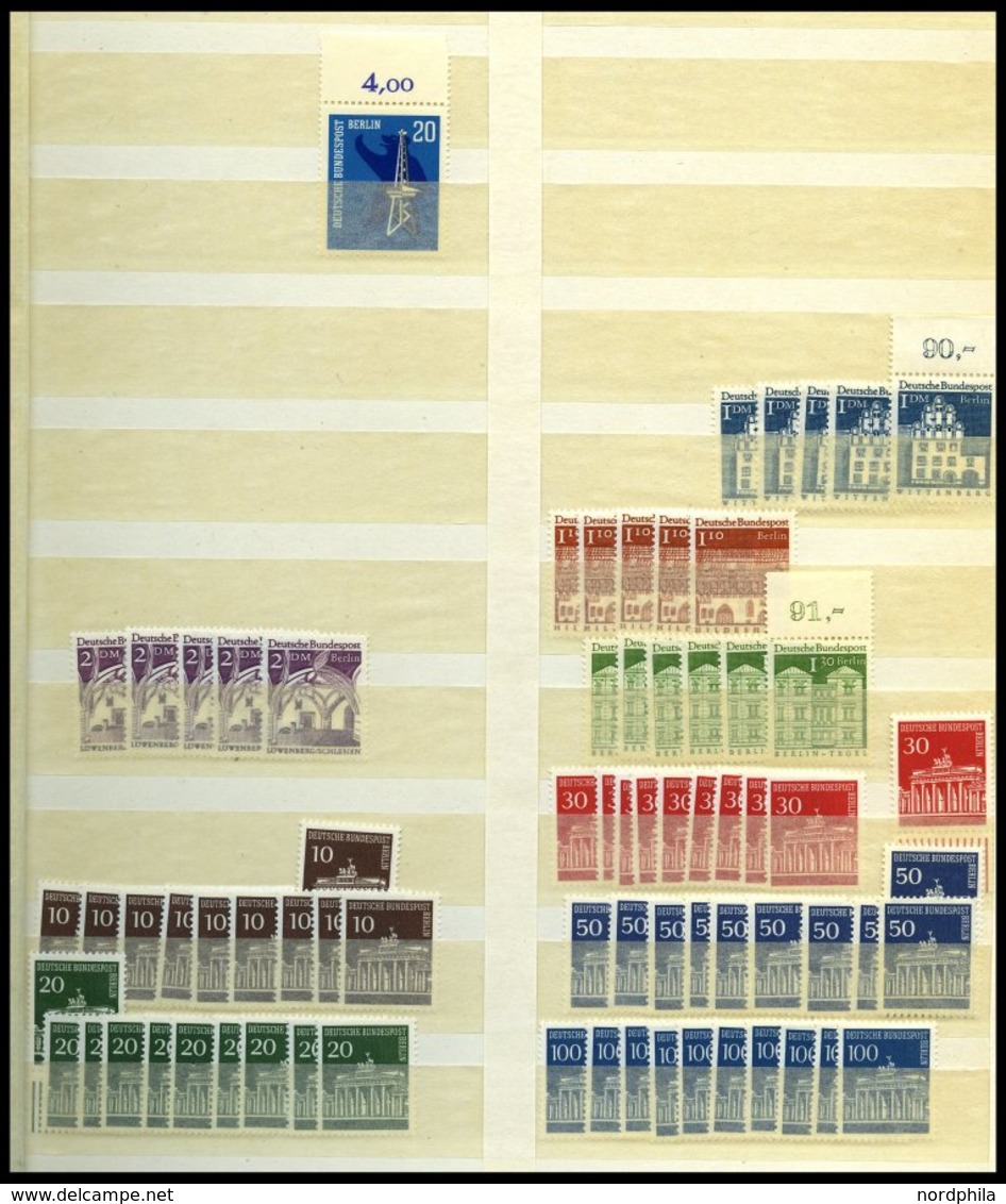 LOTS **, Postfrische Reichhaltige Dublettenpartie Von 1965-86, Mit Mi.Nr. 270-85 (10x) Und 494-507 (8x) Etc., Prachterha - Gebraucht