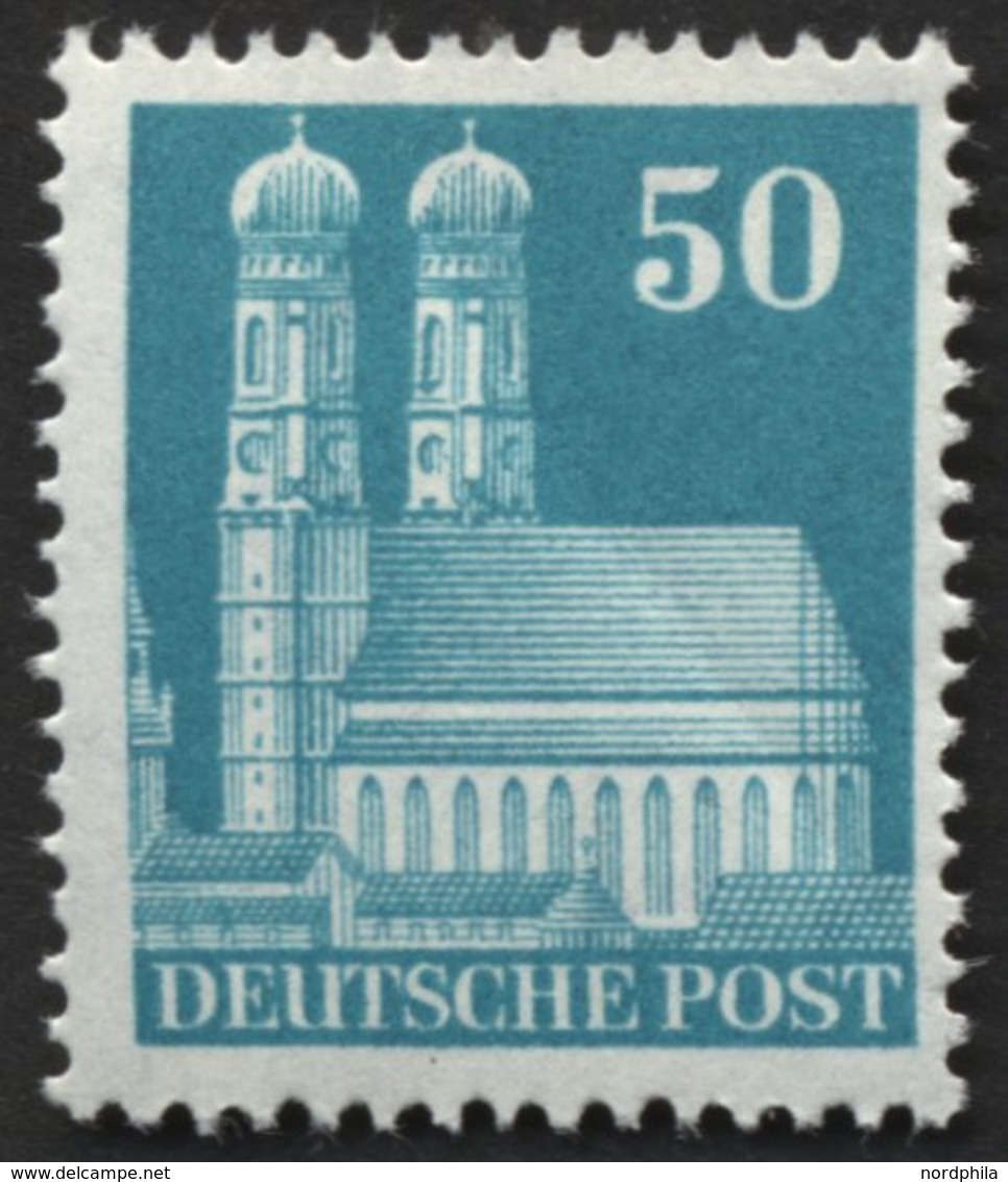 AMERIK. U. BRITISCHE ZONE 92eg **, 1948, 50 Pf. Eng Gezähnt, Starker Herstellungebedingter Gummibug, Sonst Pracht, Mi. 1 - Otros & Sin Clasificación