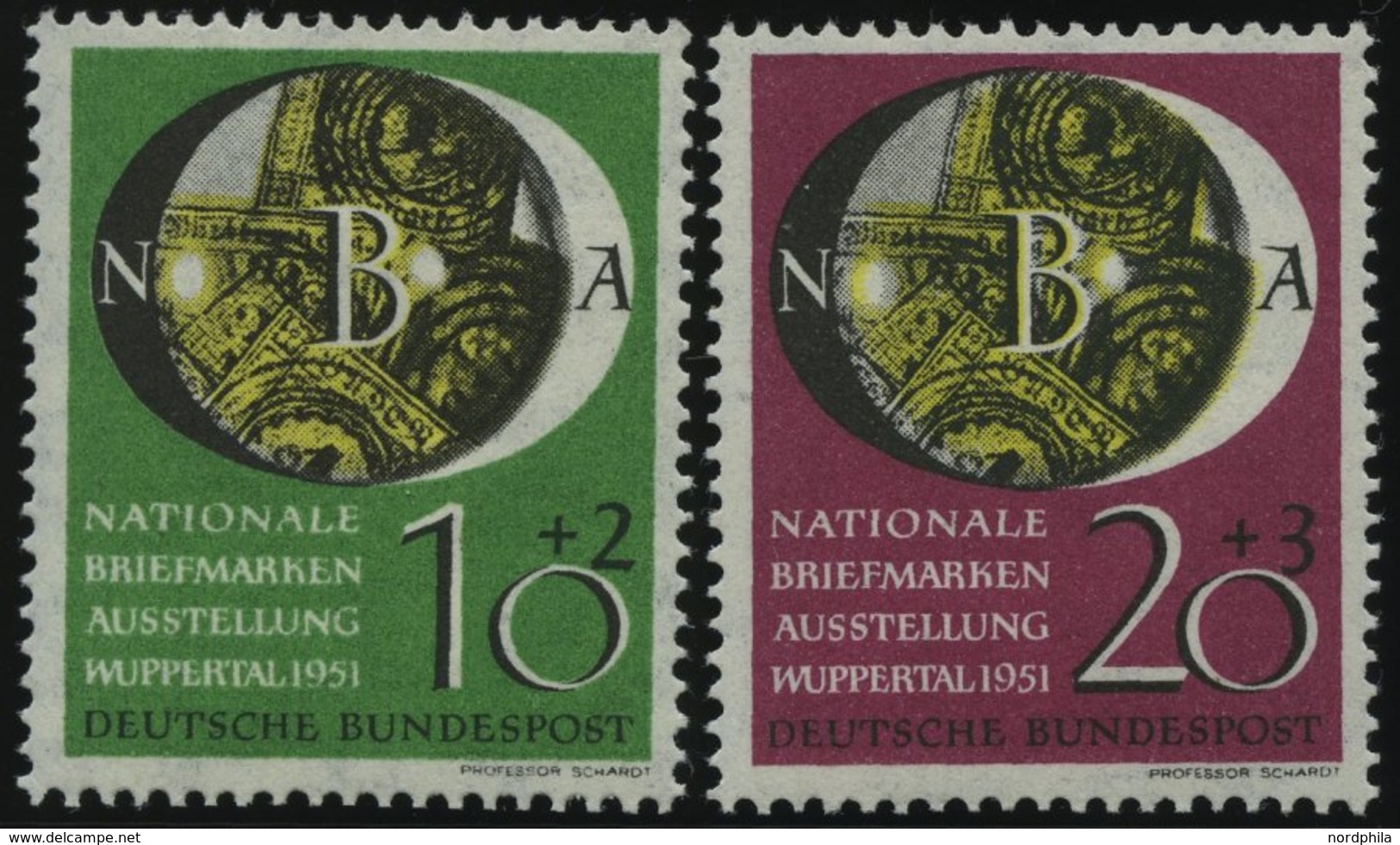 BUNDESREPUBLIK 141/2 **, 1951, NBA, Pracht, Mi. 90.- - Usati