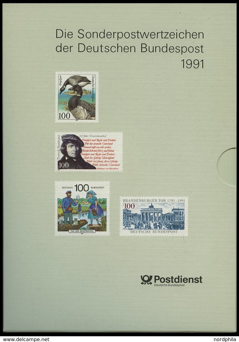 JAHRESZUSAMMENSTELLUNGEN J 19 **, 1991, Jahreszusammenstellung, Pracht, Mi. 140.- - Sammlungen