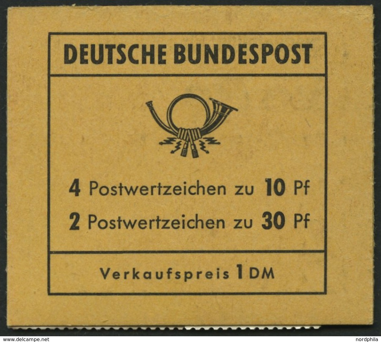 MARKENHEFTCHEN MH 16b **, 1972, Markenheftchen Unfallverhütung, Deckel D, Postgebühren Stand 1.7.1972, Pracht, Mi. 75.- - Autres & Non Classés