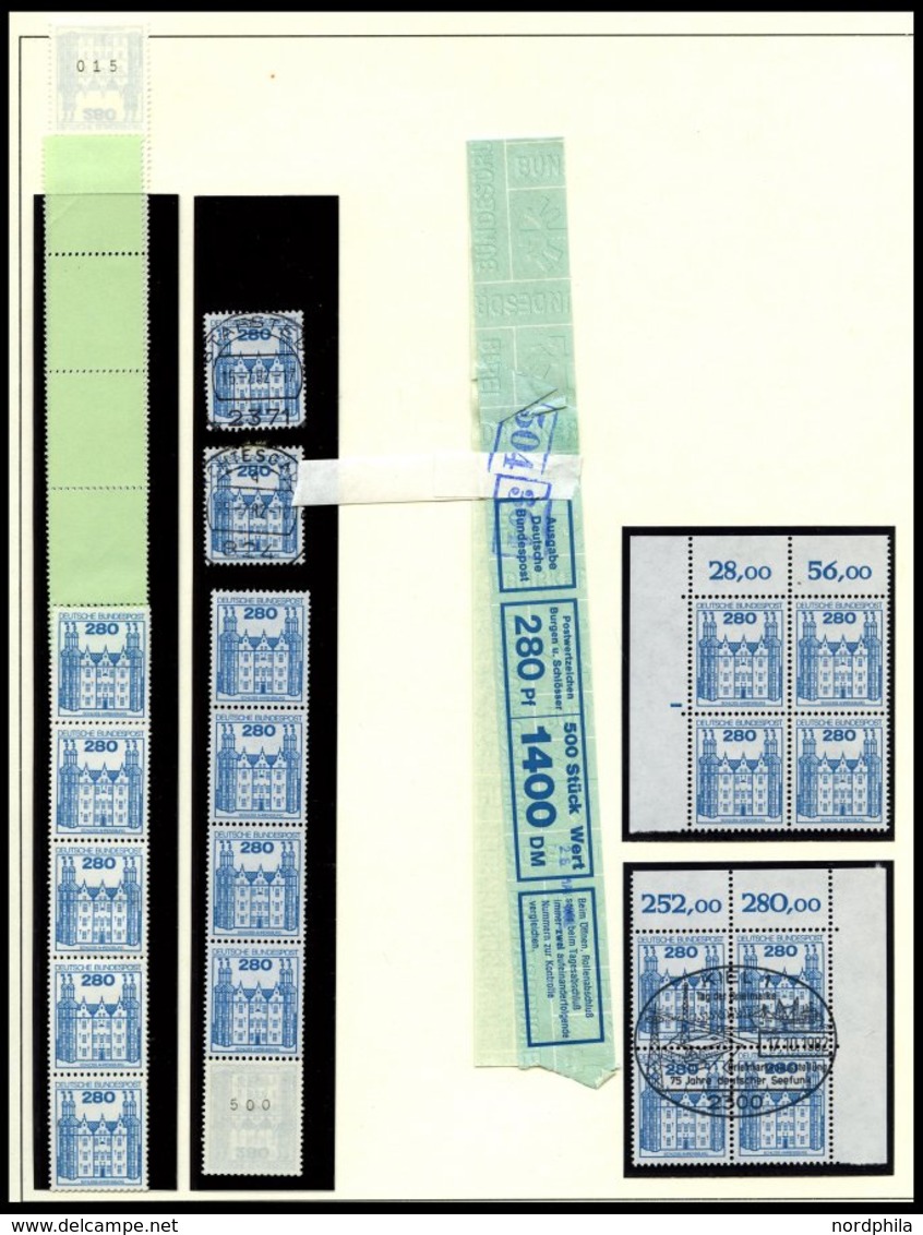 ROLLENMARKEN a. 179-1143R **,o , 1954-82, fast nur postfrische Sammlung Rollenmarken mit vielen besseren Ausgaben und Be