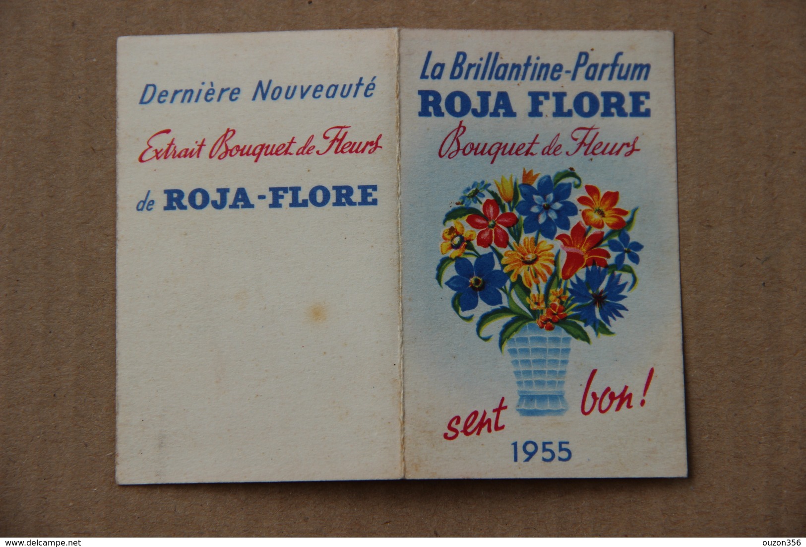Calendrier Brillantine-Parfum Roja Flore, 1955 - Tamaño Pequeño : 1941-60