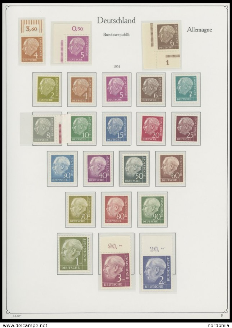 JAHRGÄNGE 148-325 **, 1952-59, 8 In Den Hauptnummern Komplette Jahrgänge, Dabei Diverse Bogenecken Und Randstücke, Postf - Used Stamps