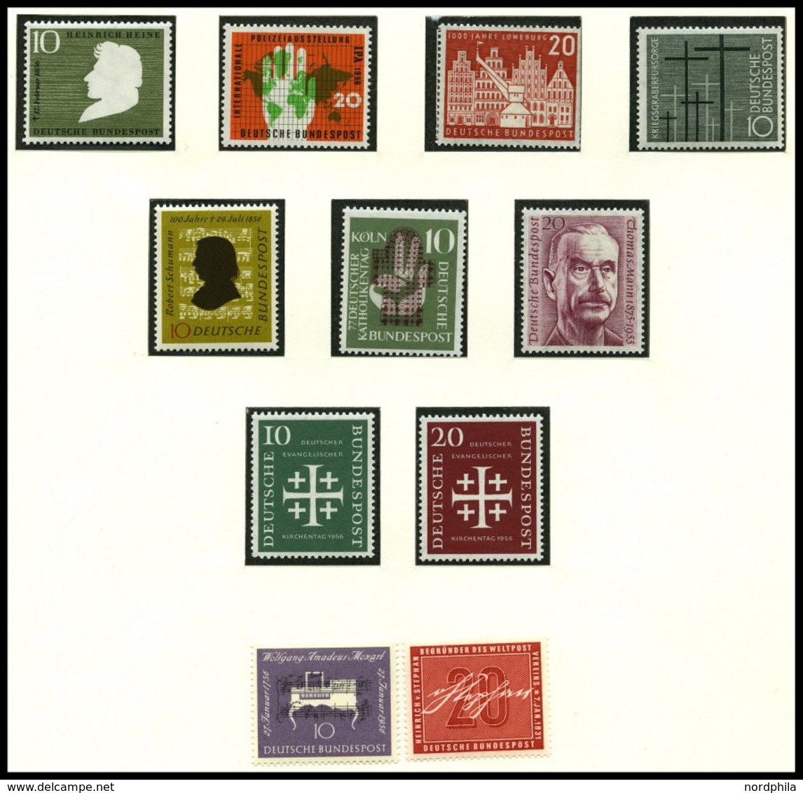 JAHRGÄNGE 227-48 **, 1956, Kompletter Jahrgang, Pracht - Used Stamps