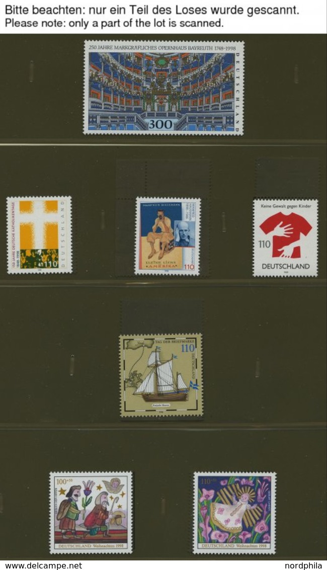 JAHRGÄNGE 1965-2026 **, 1998, In Den Hauptnummern Kompletter Jahrgang, Pracht - Used Stamps