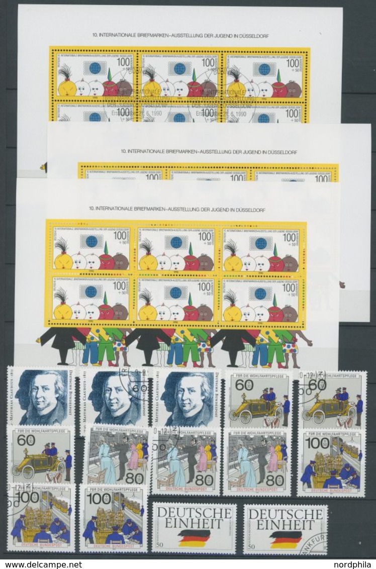 SAMMLUNGEN **, Ab Mi.Nr. 890 In Den Hauptnummern Komplette Postfrische Sammlung Bundesrepublik Von 1976-99 Sauber In 2 E - Used Stamps