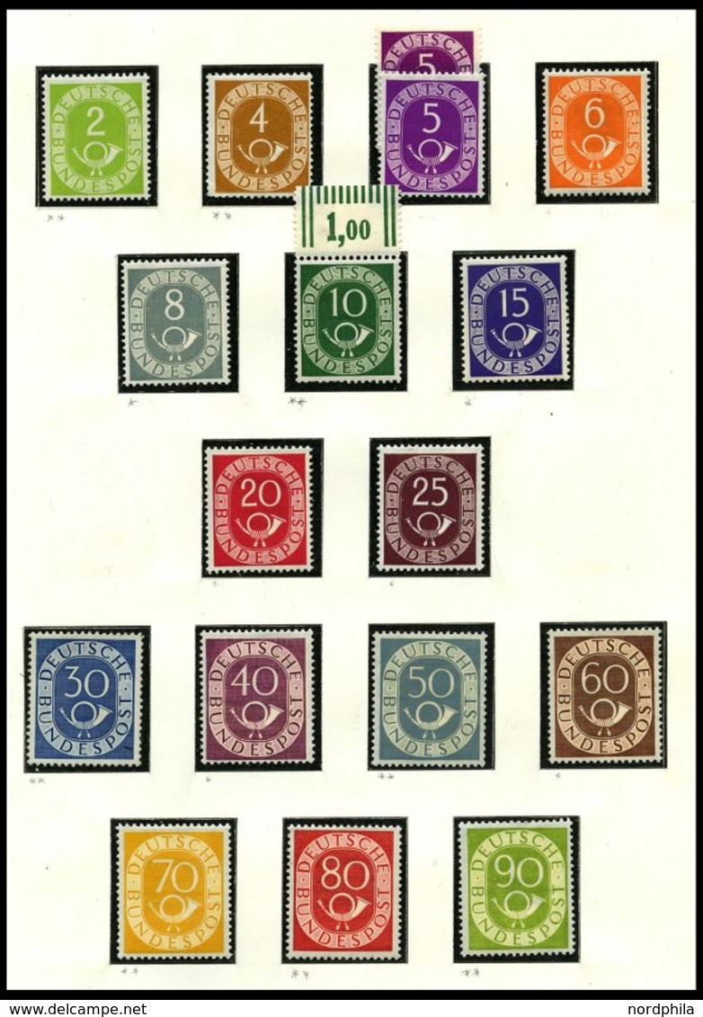 SAMMLUNGEN **,* , In Den Hauptnummern (wohl Ohne Burgen Und Schlösser) Komplette Sammlung Bundesrepublik Von 1949-88 In  - Oblitérés