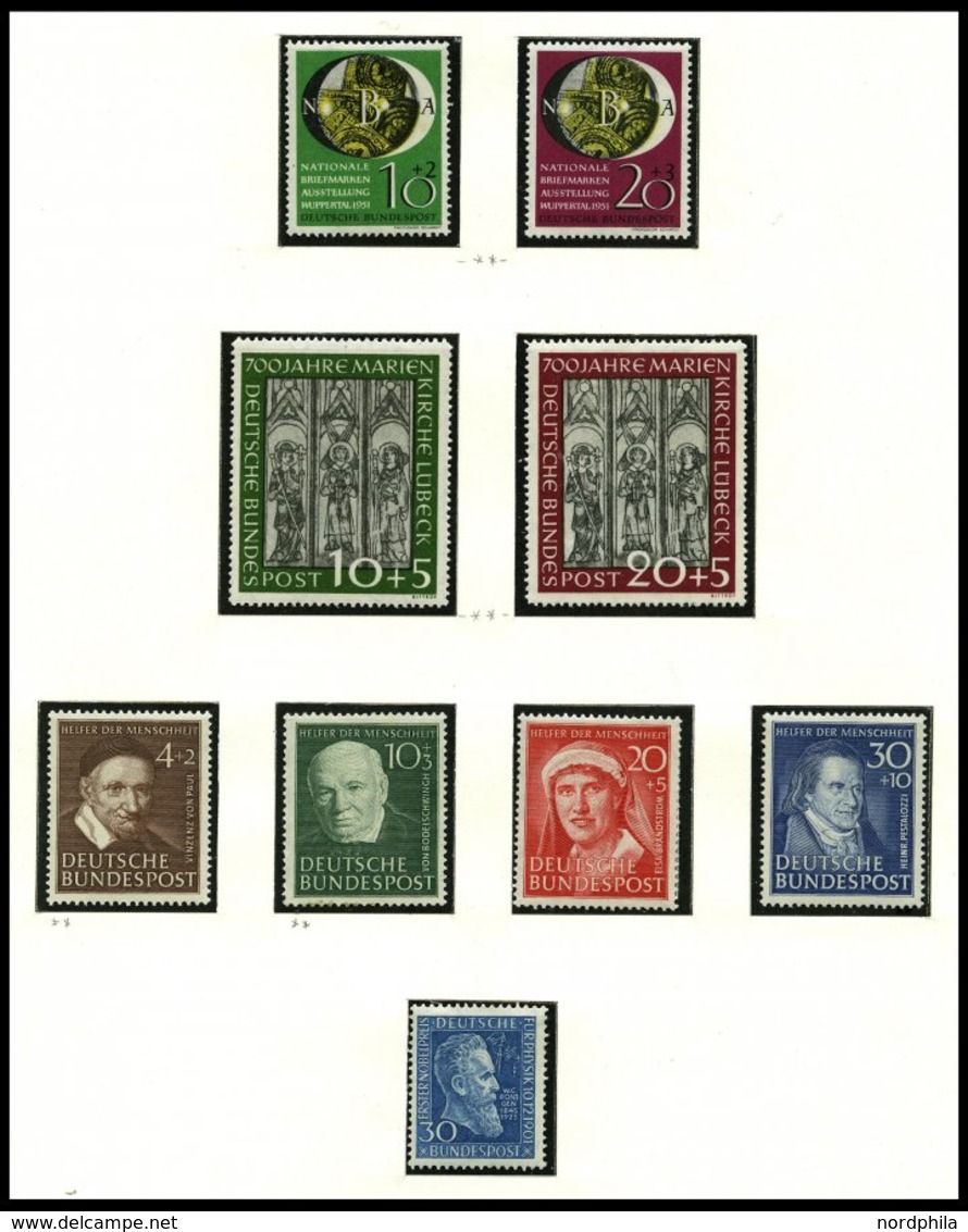 SAMMLUNGEN **,* , In Den Hauptnummern (wohl Ohne Burgen Und Schlösser) Komplette Sammlung Bundesrepublik Von 1949-88 In  - Usados