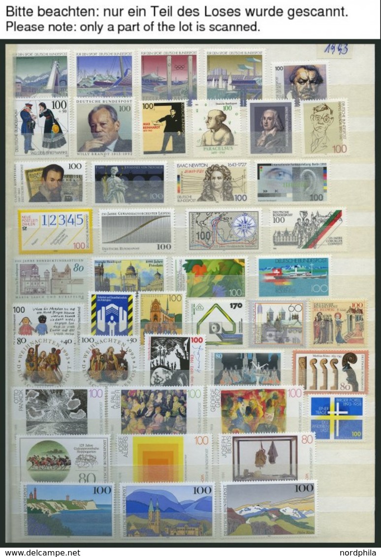 LOTS **, 1993-2000, Partie Verschiedener Ausgaben, Pracht, Mi. Ca. 600.- - Used Stamps