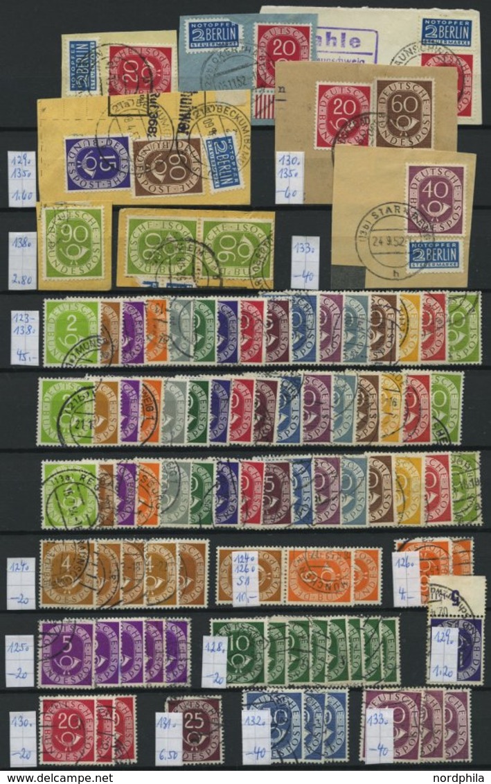 LOTS O, 1946-79, Sauberes Lagerbuch Bund Gestempelt, Besichtigen!, Mi. 2004: Nach Angabe 2230.- - Used Stamps