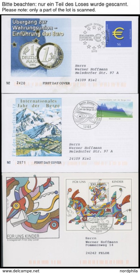 LOTS 2002/3, 109 Verschiedene Nummerierte, Echte Gelaufene FDC`s, Prachterhaltung, Sehr Hoher Anschaffungswert! - Used Stamps