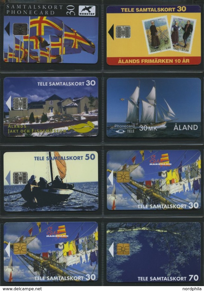 ALANDINSELN 1993-2004, 13 Verschiedene Telefonkarten, Ungebraucht, Pracht - Aland