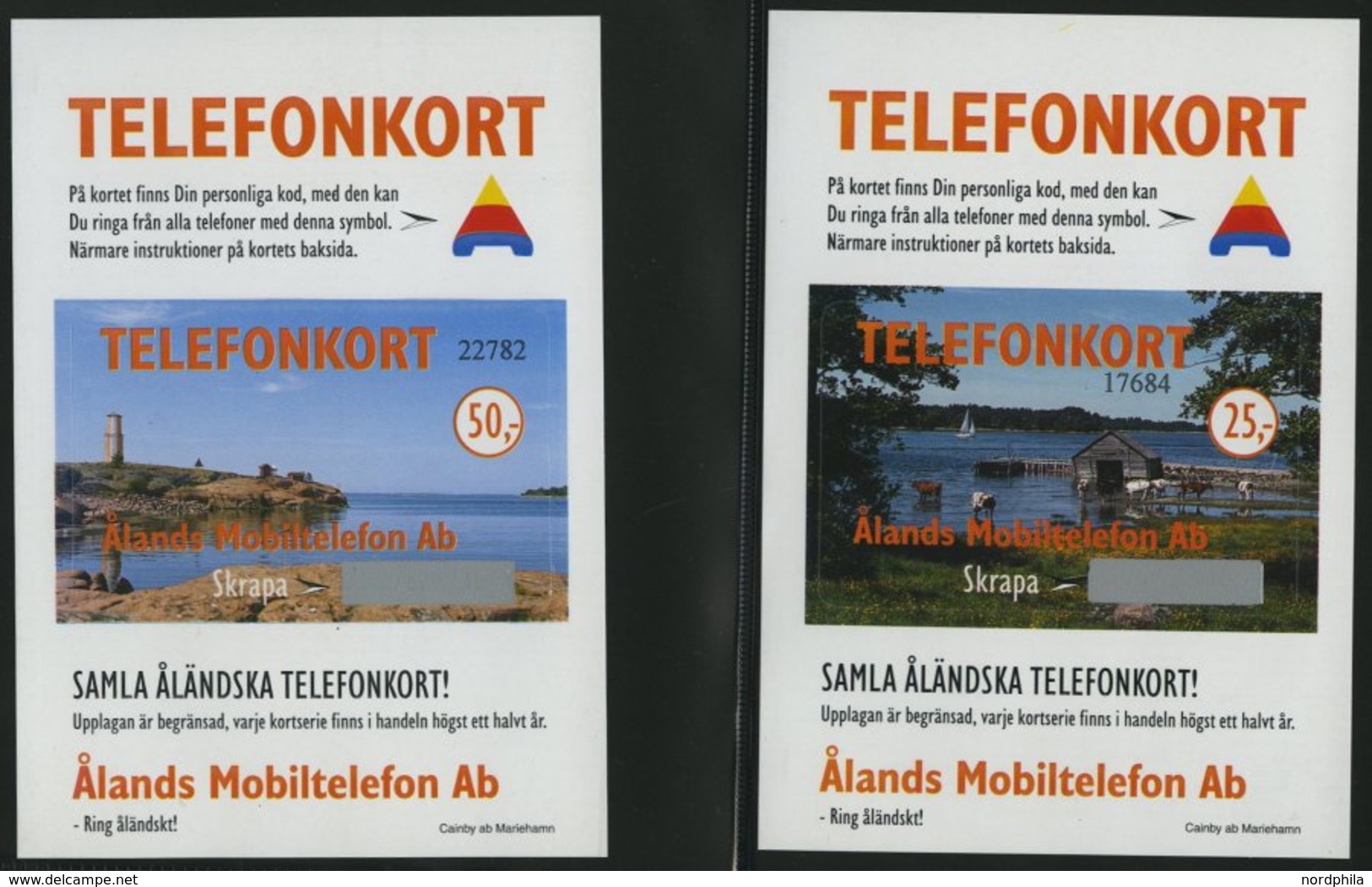 ALANDINSELN 1993-2004, 13 Verschiedene Telefonkarten, Ungebraucht, Pracht - Ålandinseln