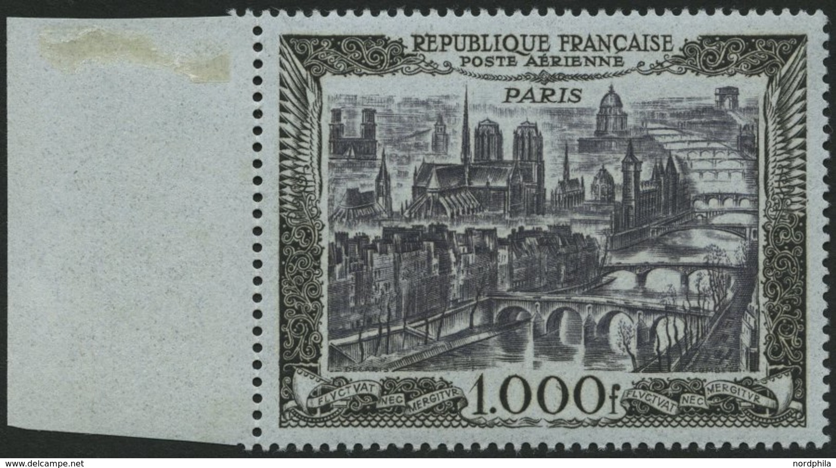 FRANKREICH 865 **, 1950, 1000 Fr. Paris, Pracht, Mi. 140.- - Altri & Non Classificati