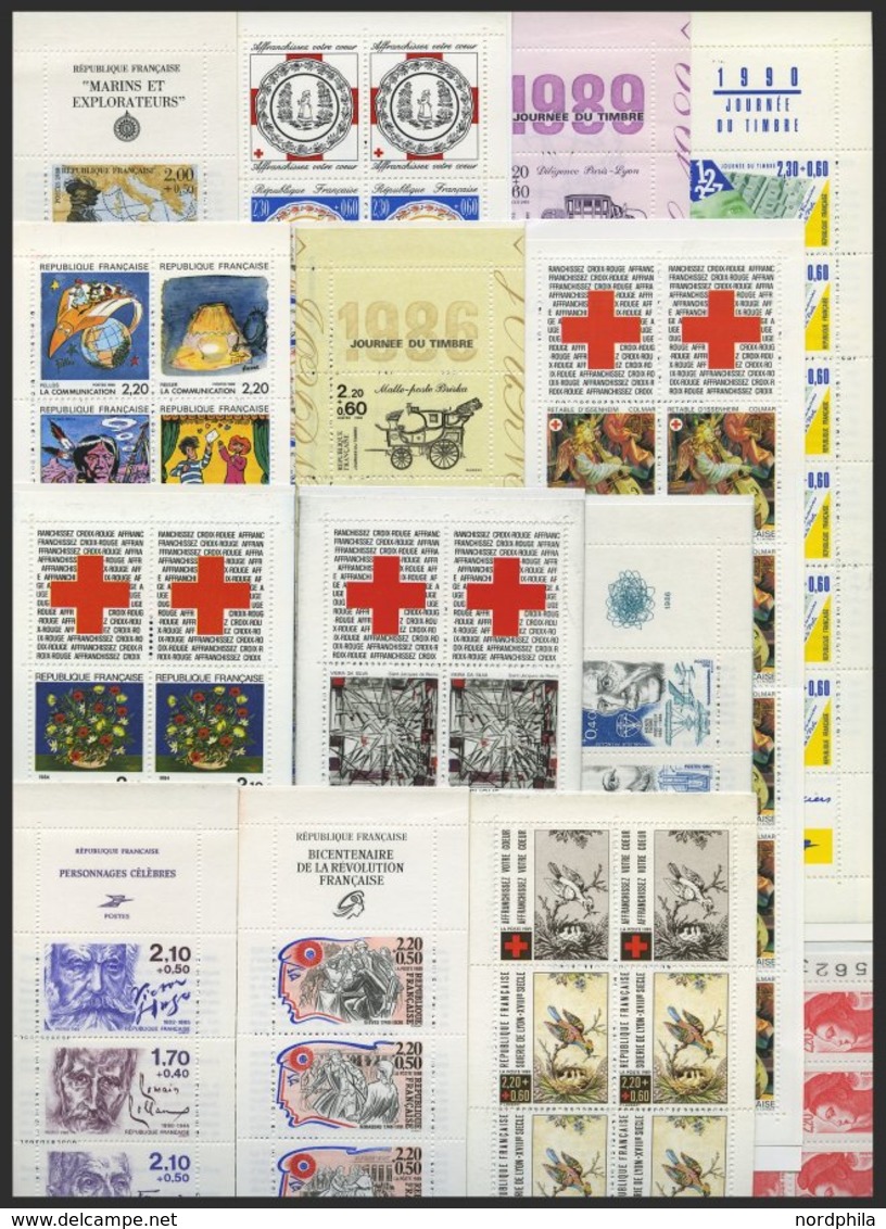 ZUSAMMENDRUCKE A. MH 1-20 **, 1984-90, 15 Verschiedene Postfrische Markenheftchen, Pracht, Mi. 180.- - Otros & Sin Clasificación