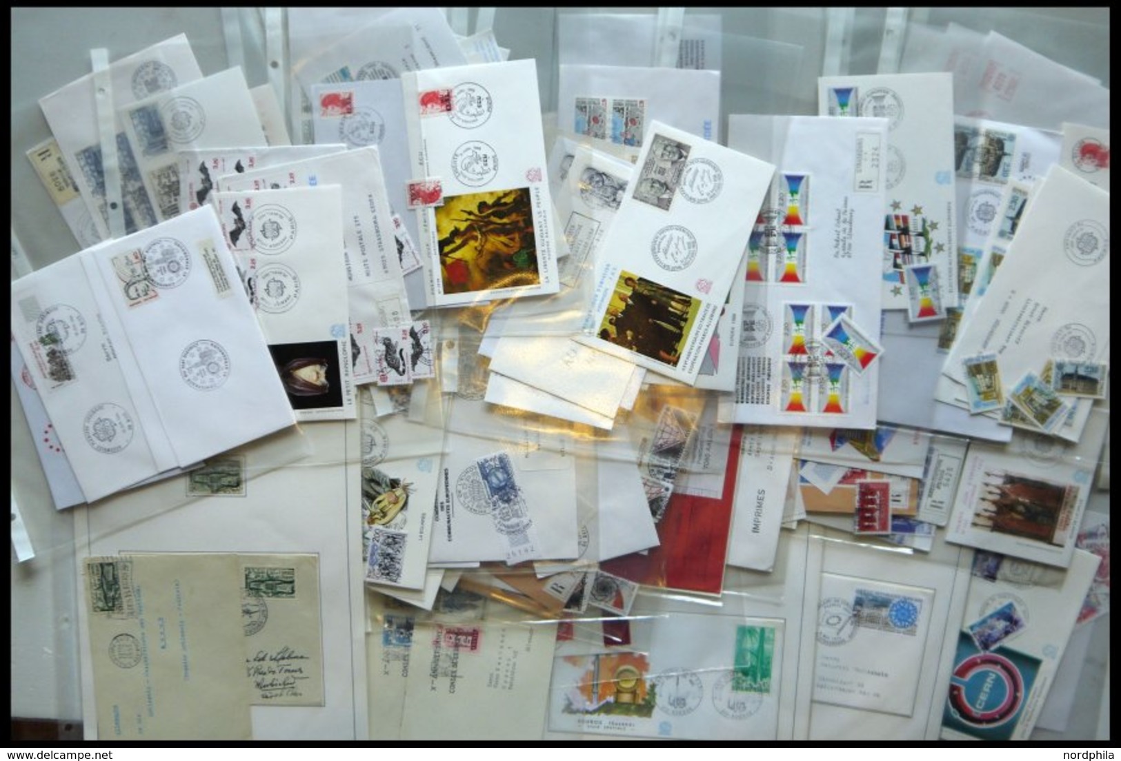LOTS Brief,o , 1952-90, Partie Diverser Ausgaben, überwiegend Ab 1970, Fast Nur Auf FDC`s Und Einzelmarken, Fast Nur Pra - Collections