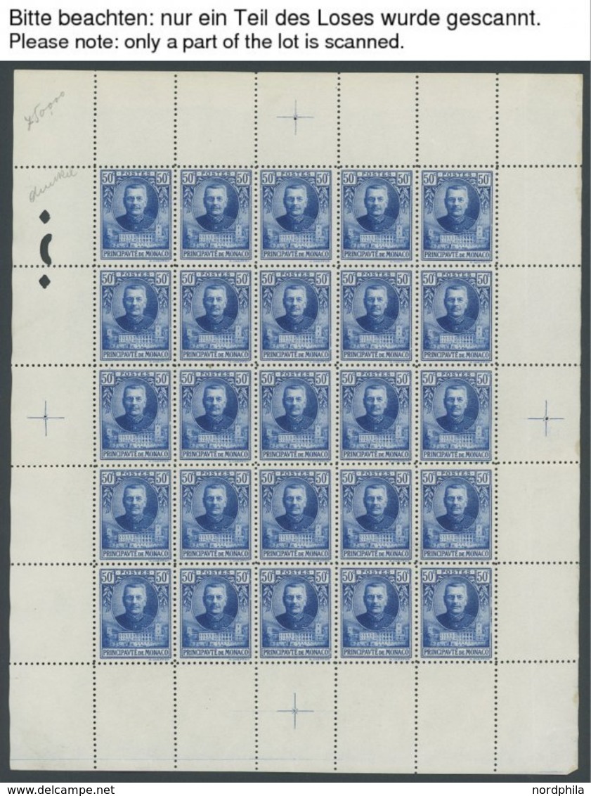 MONACO 65-69 **, 1923, Fürst Louis II Im Bogensatz (25), Postfrisch, Pracht - Otros & Sin Clasificación