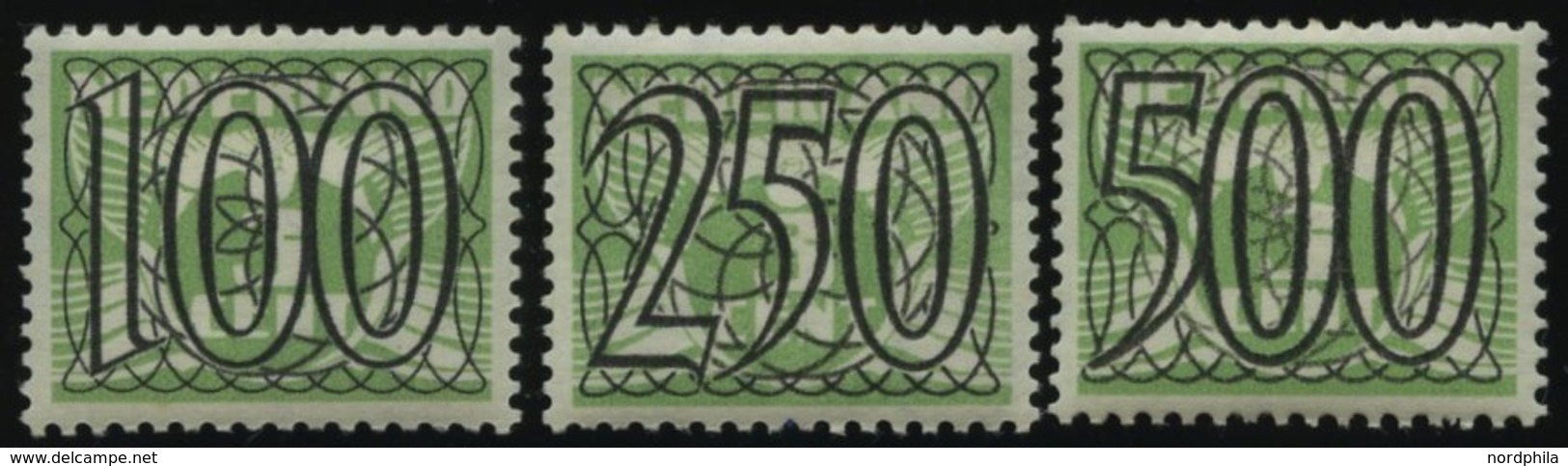 NIEDERLANDE 372-74 *, 1940, 100-500 C. Fliegende Taube, Falzrest, 3 Prachtwerte - Otros & Sin Clasificación