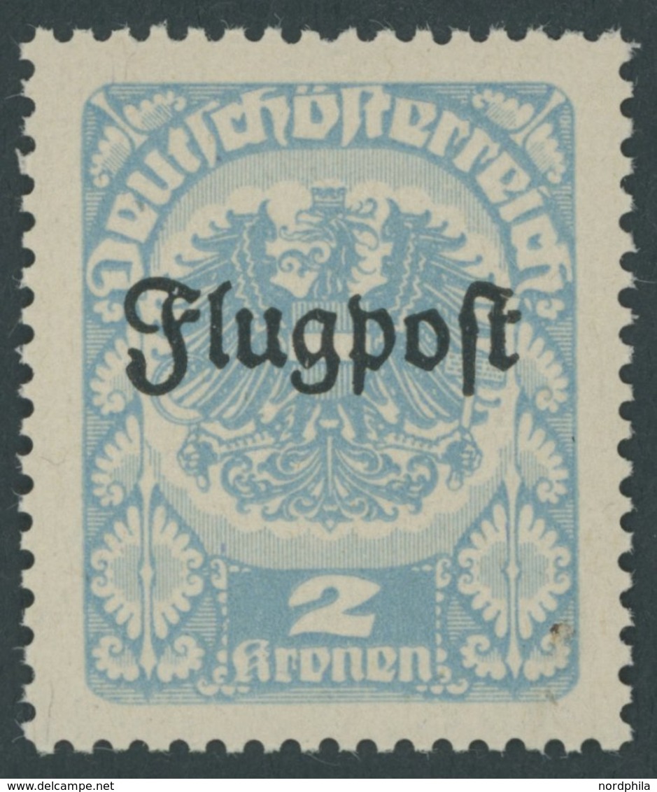 ÖSTERREICH 1918-1938 III **, 1922, 2 Kr. Grünlichblau, Postfrisch, Pracht, Mi. 80.- - Sonstige & Ohne Zuordnung