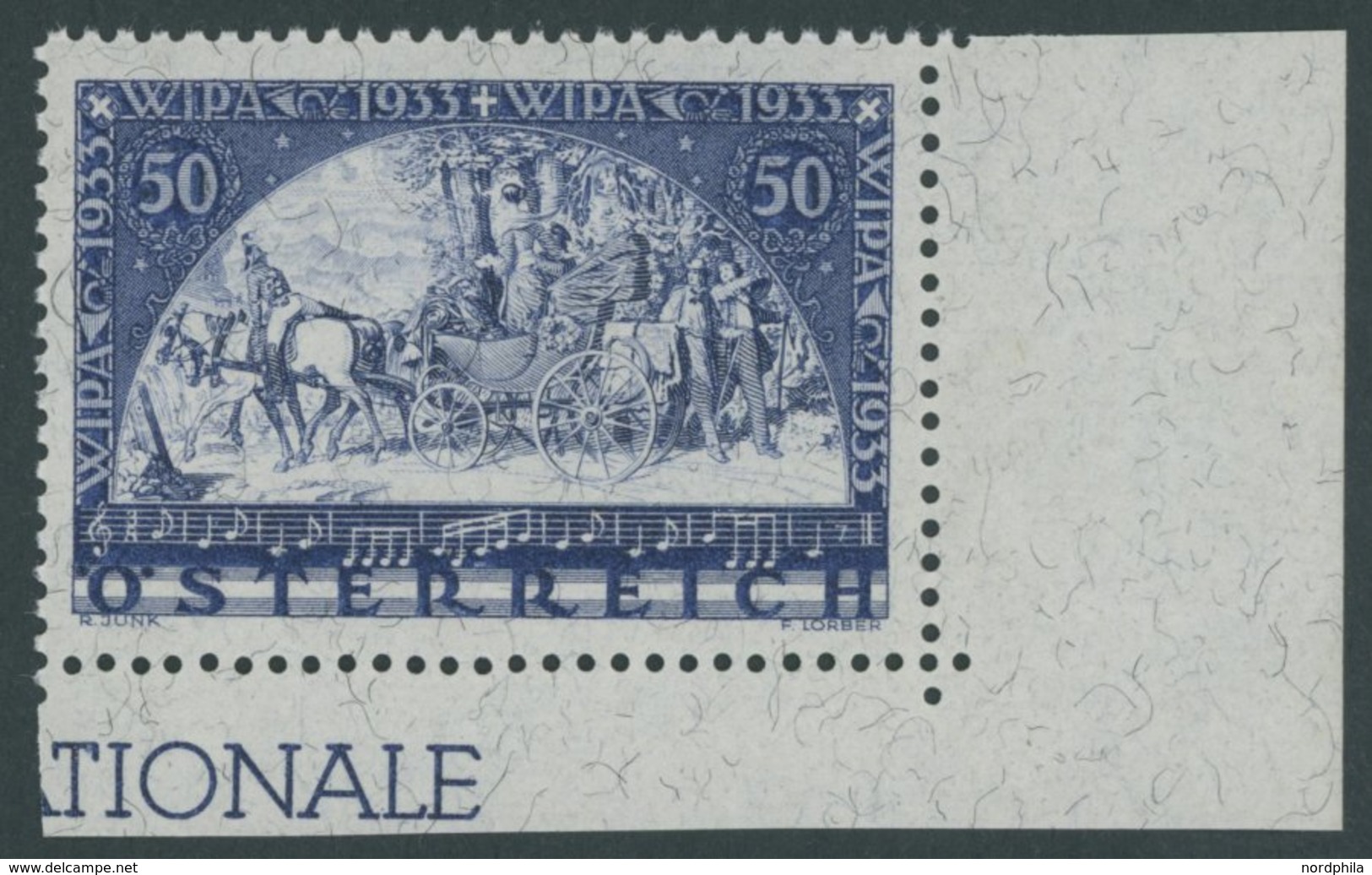 ÖSTERREICH 1918-1938 556C **, 1933, 50 G. WIPA, Gezähnt Ks 12, Postfrisch, Pracht, Mi. 800.- - Sonstige & Ohne Zuordnung