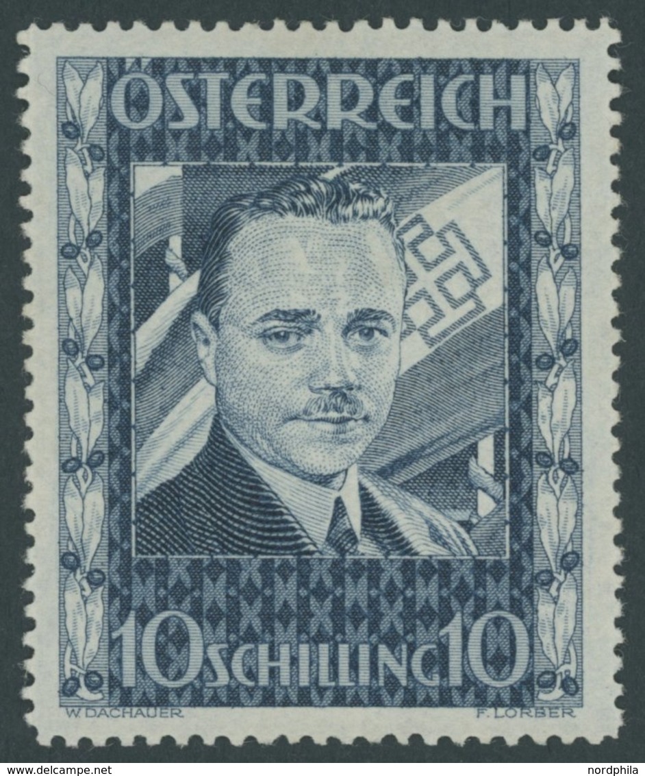 ÖSTERREICH 1918-1938 588 **, 1936, 10 S. Dollfuß, Postfrisch, Pracht, Mi. 1400.- - Altri & Non Classificati