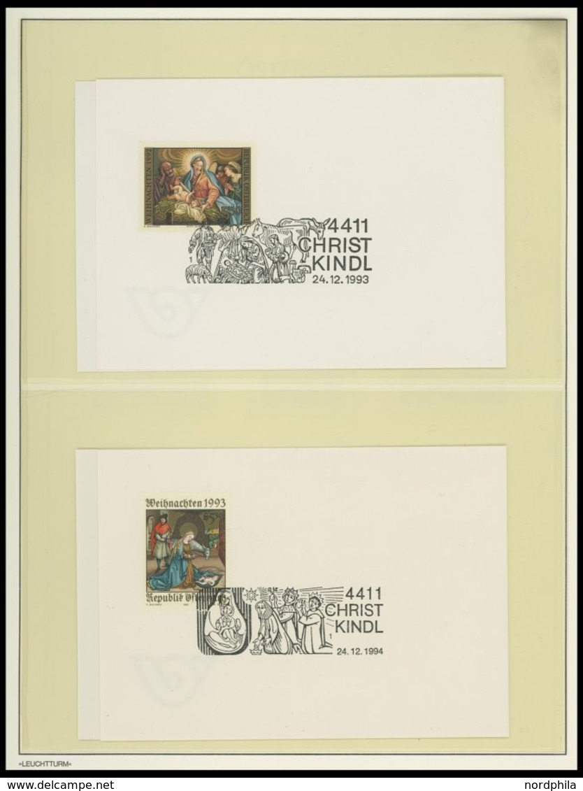SAMMLUNGEN **, 1978-1996, Postfrische Komplette Sammlung Österreich Im Leuchtturm Falzlosalbum Mit Vielen Kleinbogen, Pr - Collezioni