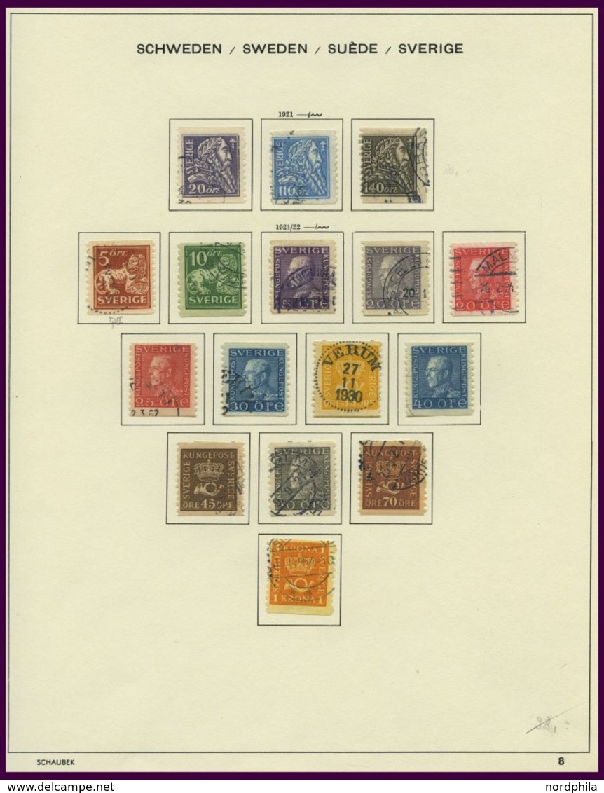 SAMMLUNGEN, LOTS o, 1872-1928, sauberer gestempelter Sammlungsteil (aus Mi.Nr. 17-212) mit guten mittleren Ausgaben, nac