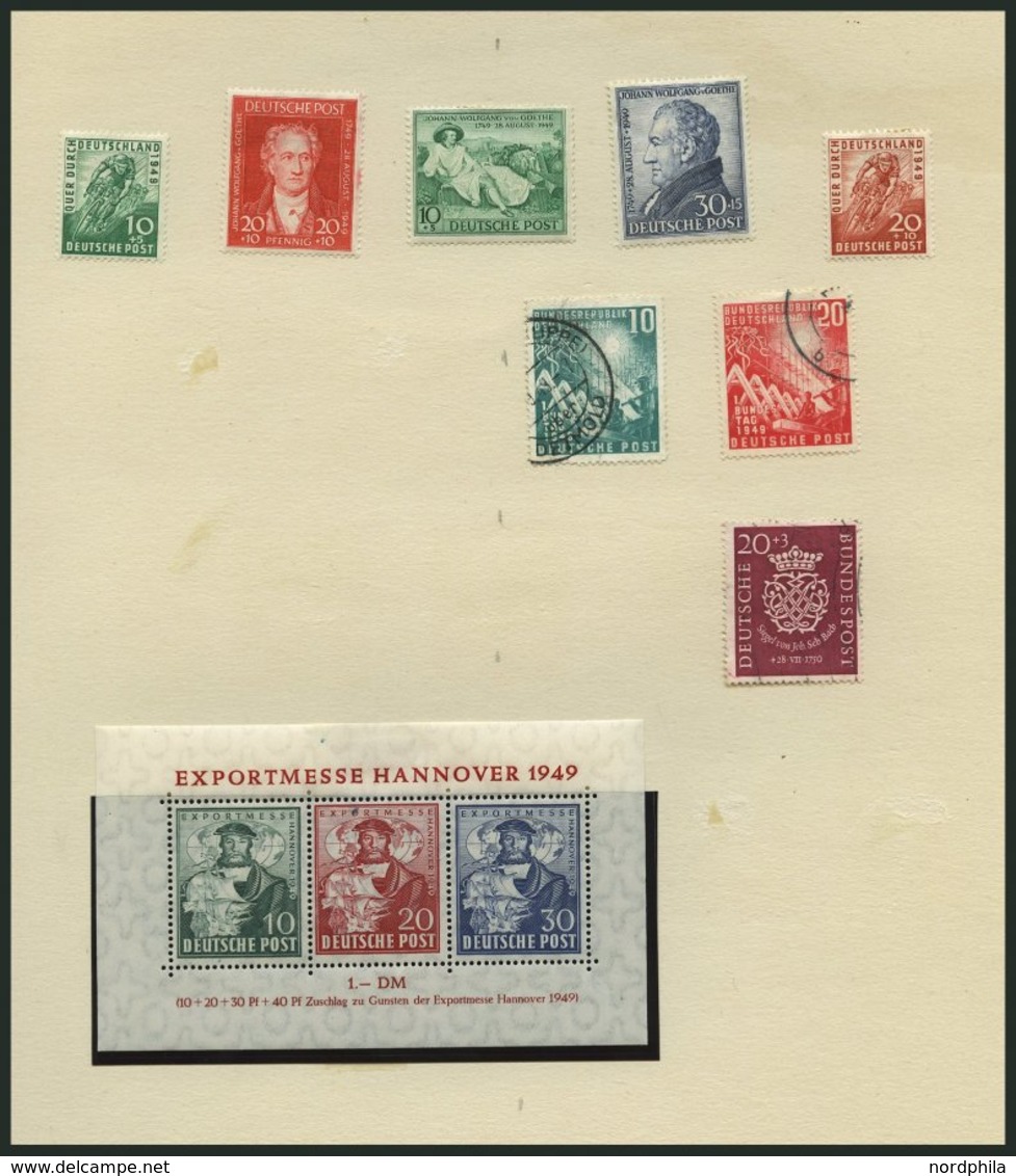 SLG., LOTS DEUTSCHLAND O,* , Alte Sammlung Nachkriegsdeutschland Von 1945-1949 Mit Mittleren Ausgaben, Besichtigen! - Sammlungen