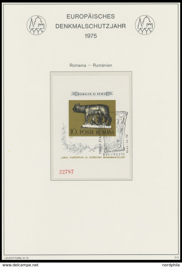 EUROPA UNION O, 1952-76, Fast Komplette Gestempelte Sammlung Sympathie- Und Mitläuferausgaben Und KSZE Mit Gezähnten Und - Autres & Non Classés