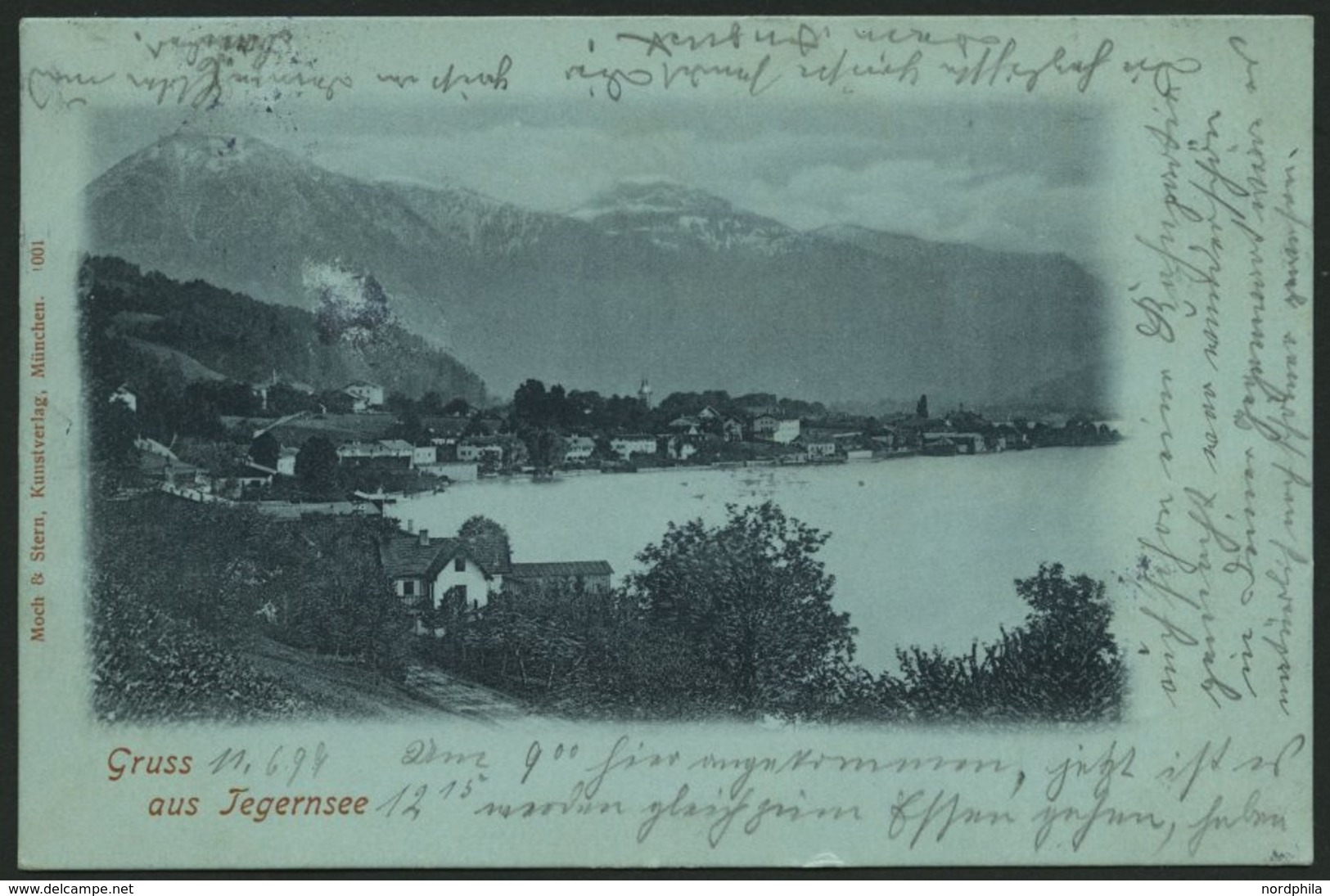 DEUTSCHLAND ETC. TEGERNSEE, Gruss Aus.. Karte Von 1899, Gebraucht - Otros & Sin Clasificación