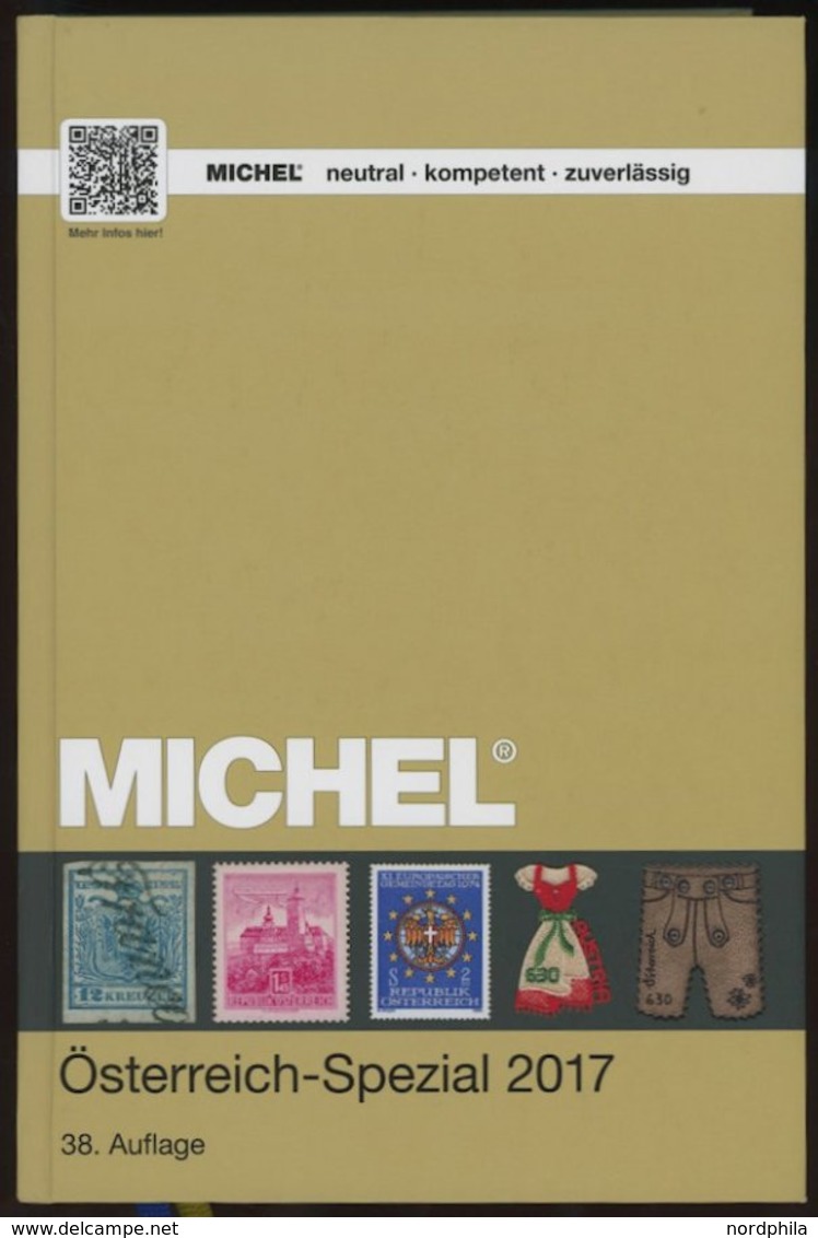 PHIL. KATALOGE Michel: Österreich-Spezial Katalog 2017, Alter Verkaufspreis: EUR 66.- - Filatelia