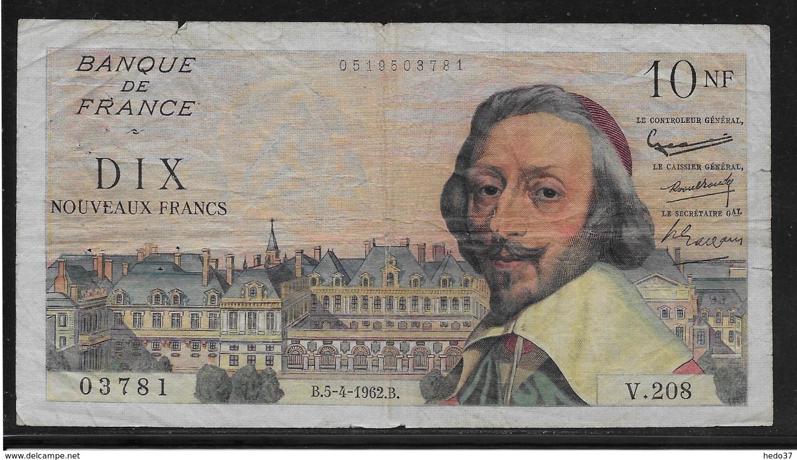 France 10 Francs NF Richelieu - Fayette N°57-18 - TB - 10 NF 1959-1963 ''Richelieu''