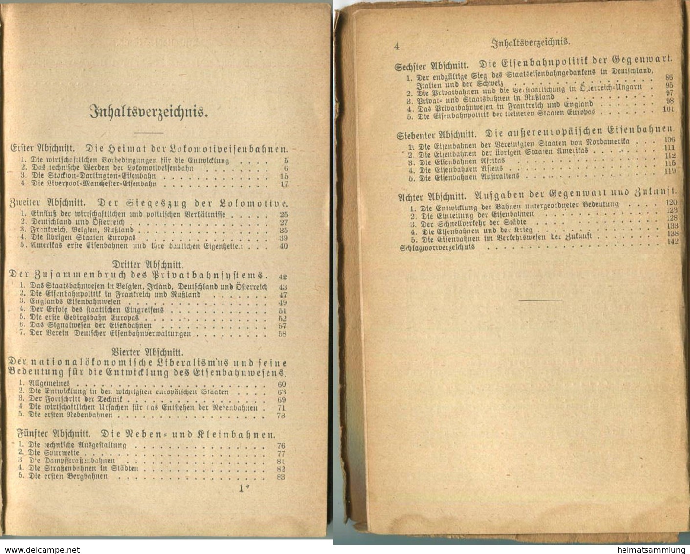 Sammlung Göschen - Die Entwicklung Des Neuzeitlichen Eisenbahnbaues Von Hofrat Dipl. Ing. Alfred Birk 1919 - 144 Seiten - Transport