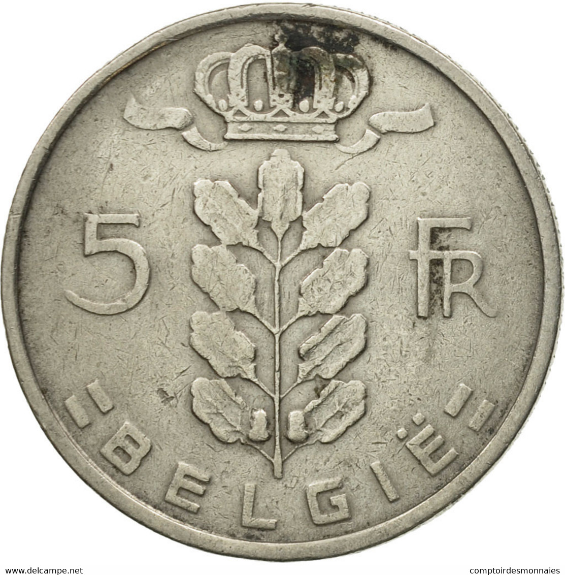 Monnaie, Belgique, 5 Francs, 5 Frank, 1949, TB, Copper-nickel, KM:135.1 - 5 Francs