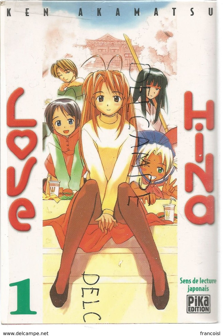 Lot De 14 Mangas: Love Hina Par Ken Akamatsu - Manga [franse Uitgave]