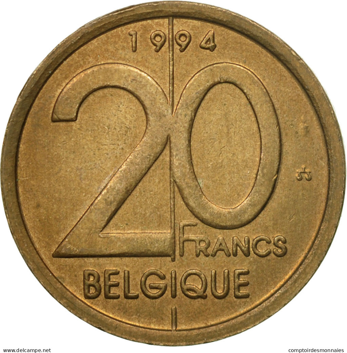 Monnaie, Belgique, Albert II, 20 Francs, 20 Frank, 1994, Bruxelles, TB+ - 20 Frank