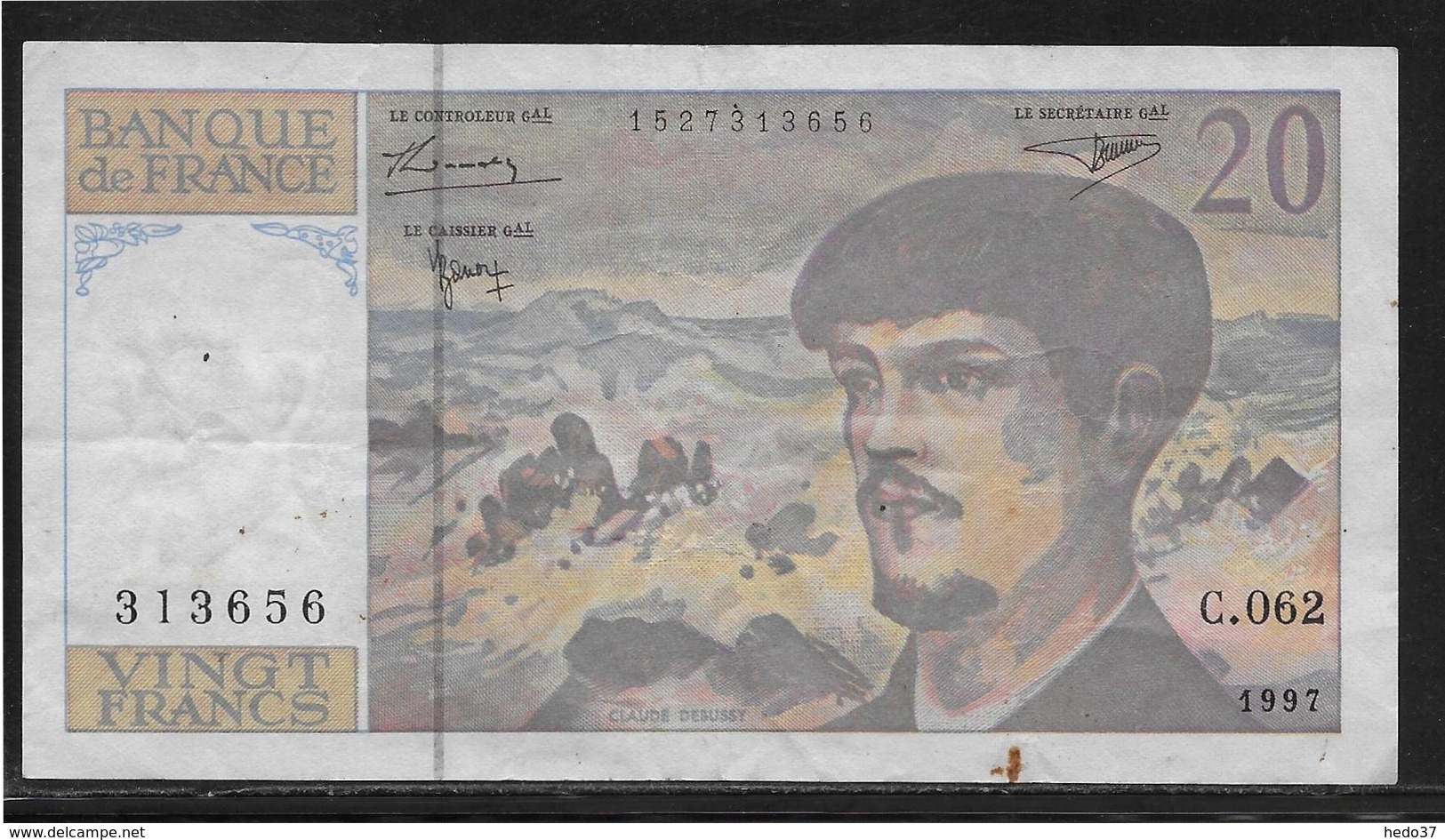 France 20 Francs Debussy - Fayette N°66 Ter - TTB - 20 F 1980-1997 ''Debussy''