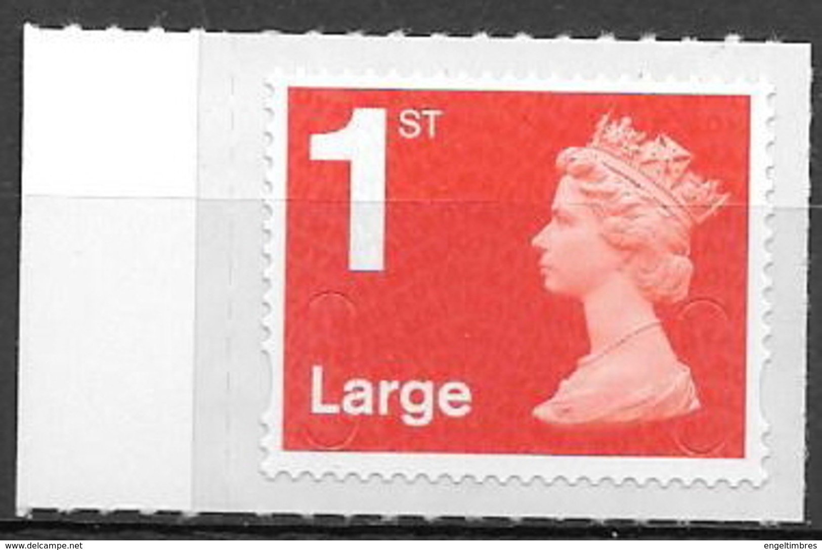 GB 2012 Self Adhesive 1st Cl LARGE  Single Stamp  Overlay   MA12 - Machins