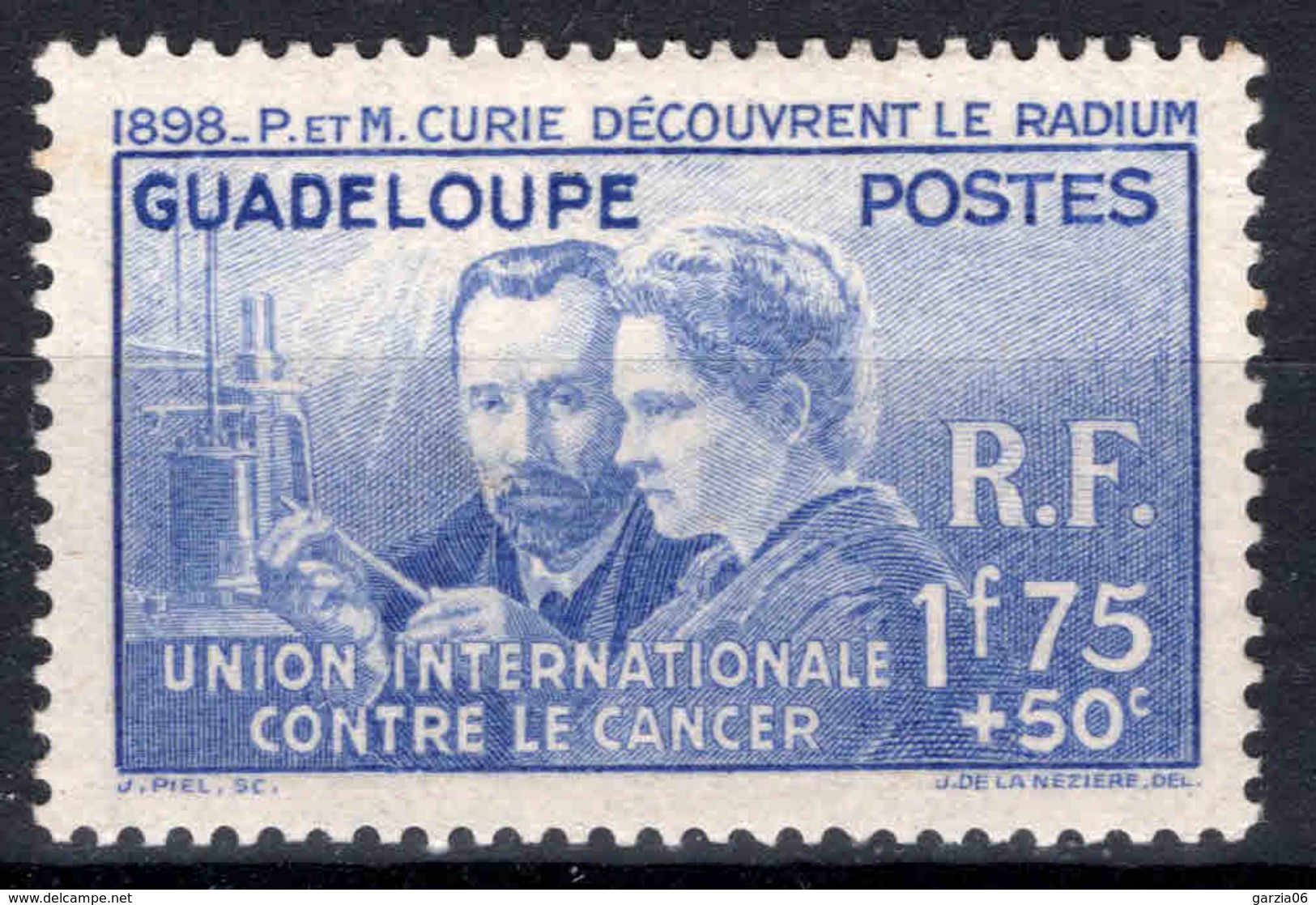 Guadeloupe  - 1938 -  40ème Anniv. Déc Radium - P & Marie CURIE - N° 139  - Neuf * - MLH - Nuevos