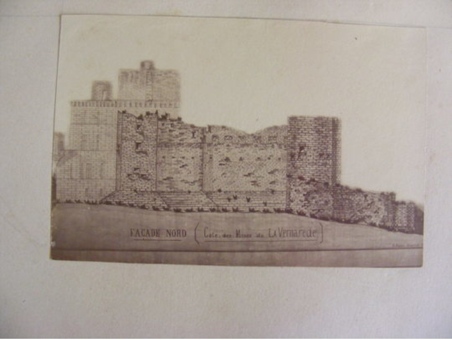 2 Photos Vers  1884, Alès, Château De Portes Vers La Vernarède - Other & Unclassified