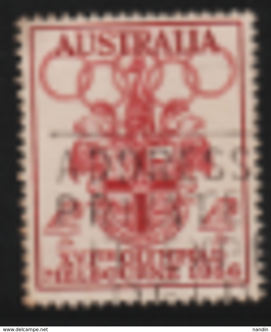 1956 MELBOURNE OLYMPIC USED STAMP FROM AUSTRALIA - Sommer 1956: Melbourne