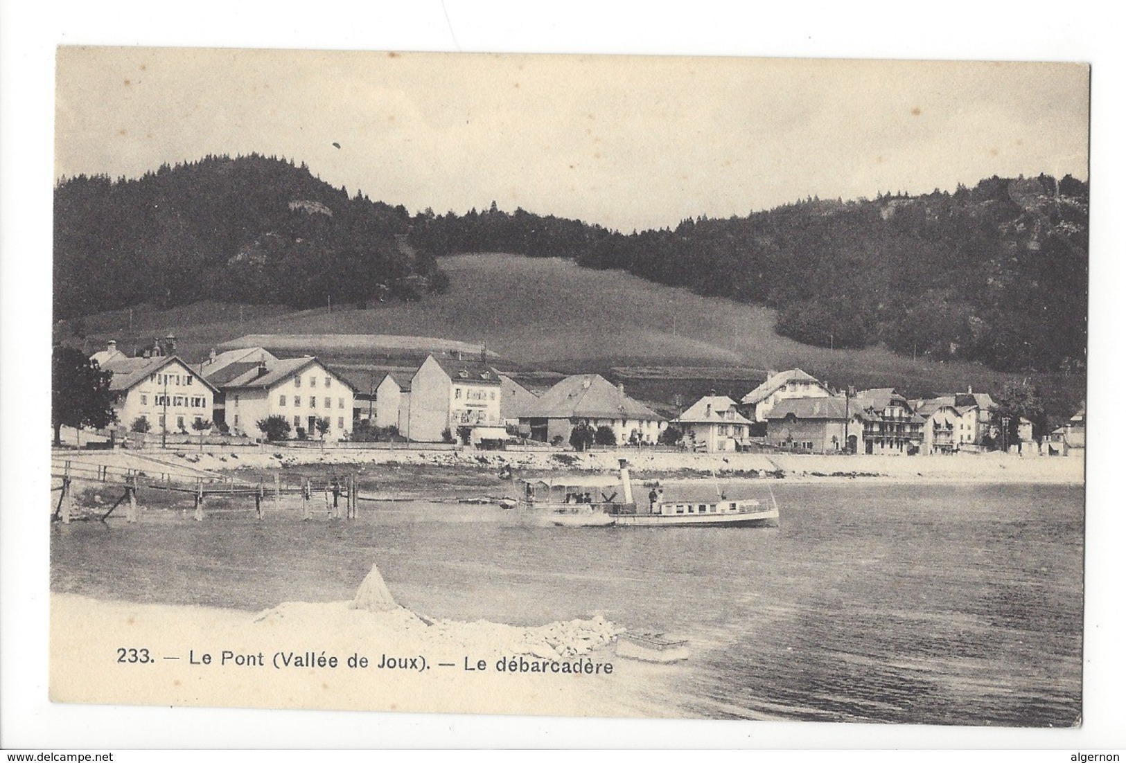 20440 - Le Pont Vallée De Joux Le Débarcadère Bateau - Autres & Non Classés