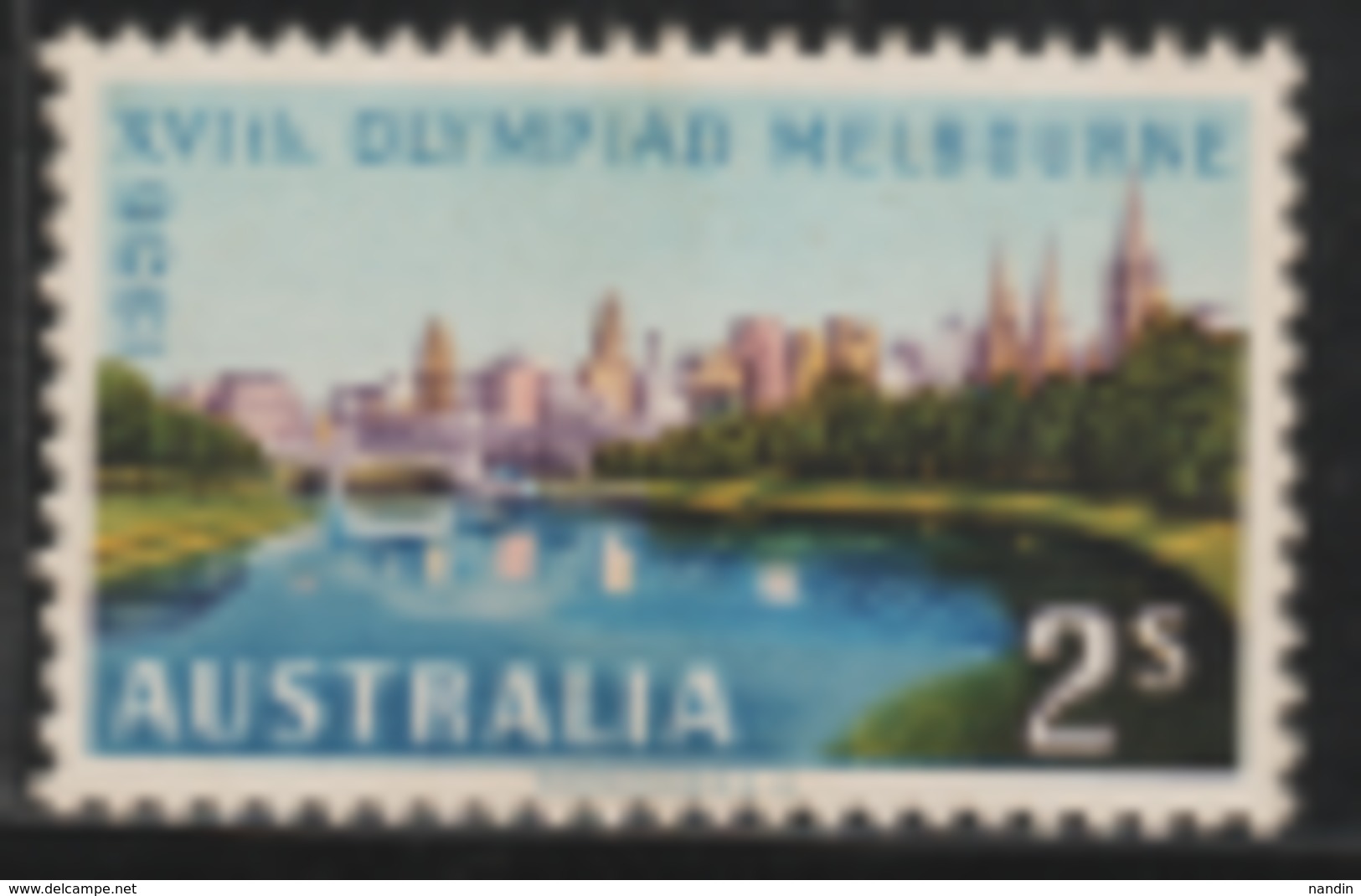 1956 MELBOURNE OLYMPIC USED STAMP FROM AUSTRALIA - Sommer 1956: Melbourne
