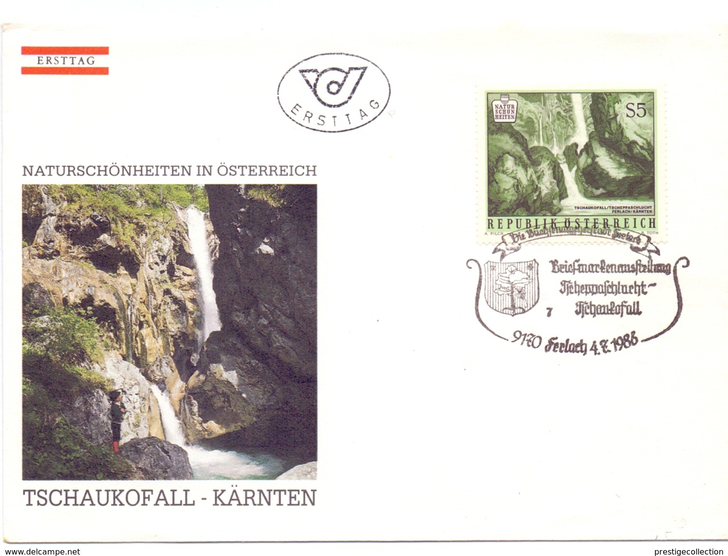 OSTERREICH  1988 WATERFALL FDC    (LUGL180023) - Altri & Non Classificati