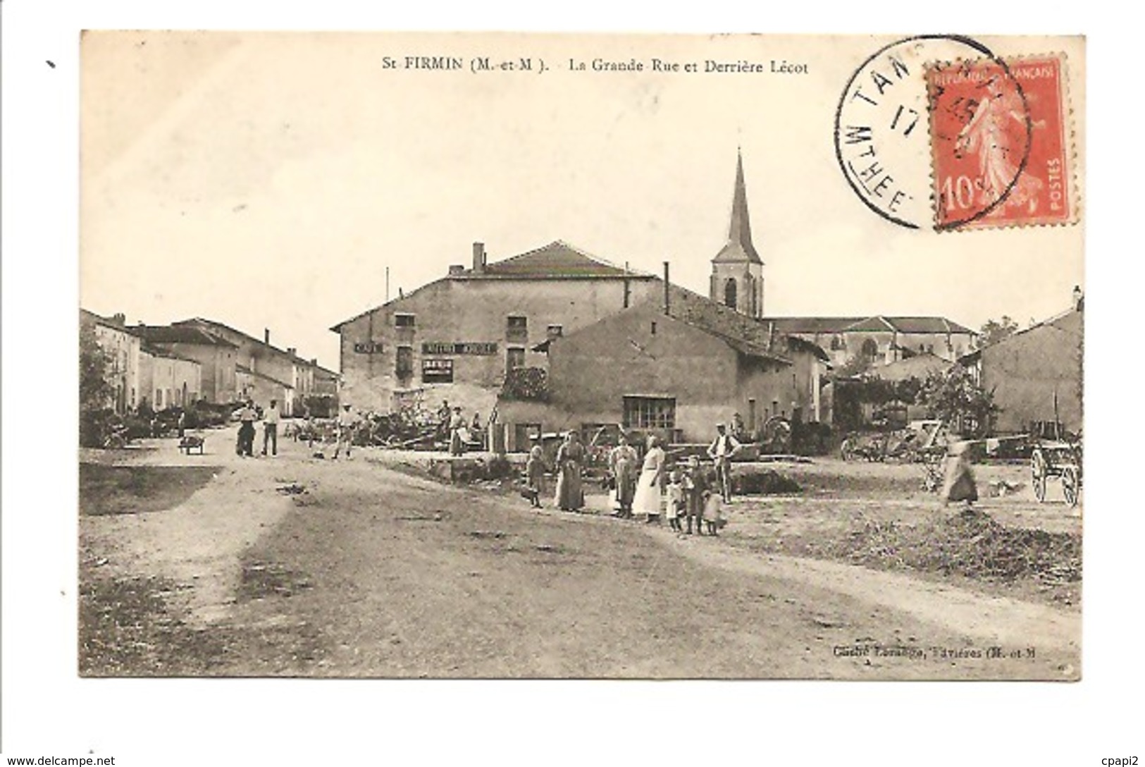 St- Firmin. La Grande Rue Et Derrière Lécot. - Autres & Non Classés