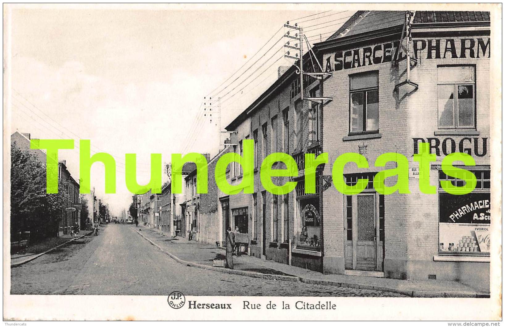 CPA MOUSCRON HERSEAUX RUE DE LA CITADELLE - Mouscron - Moeskroen