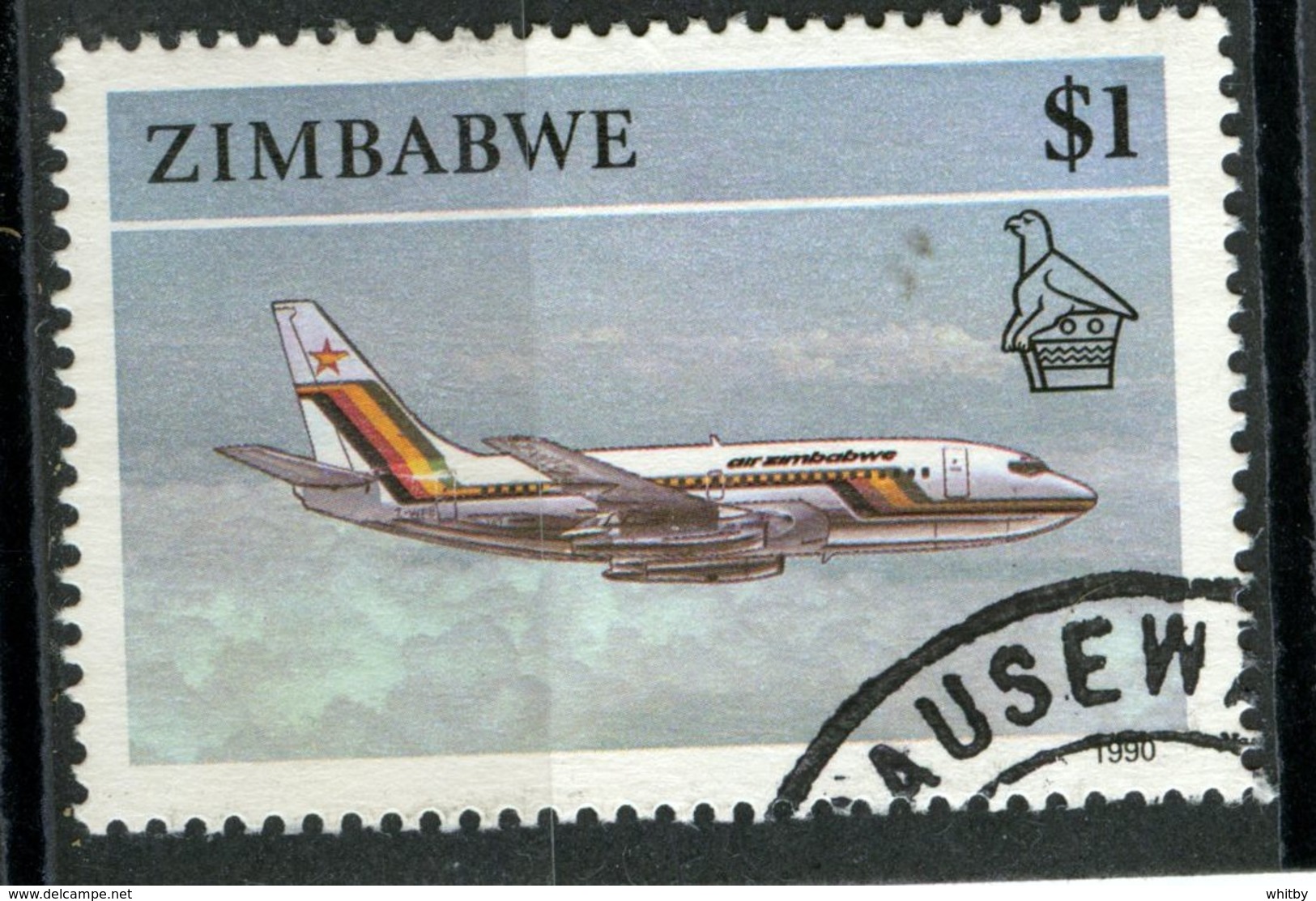 Zimbabwe 1990 $1.00 Jet Issue #630 - Zimbabwe (1980-...)