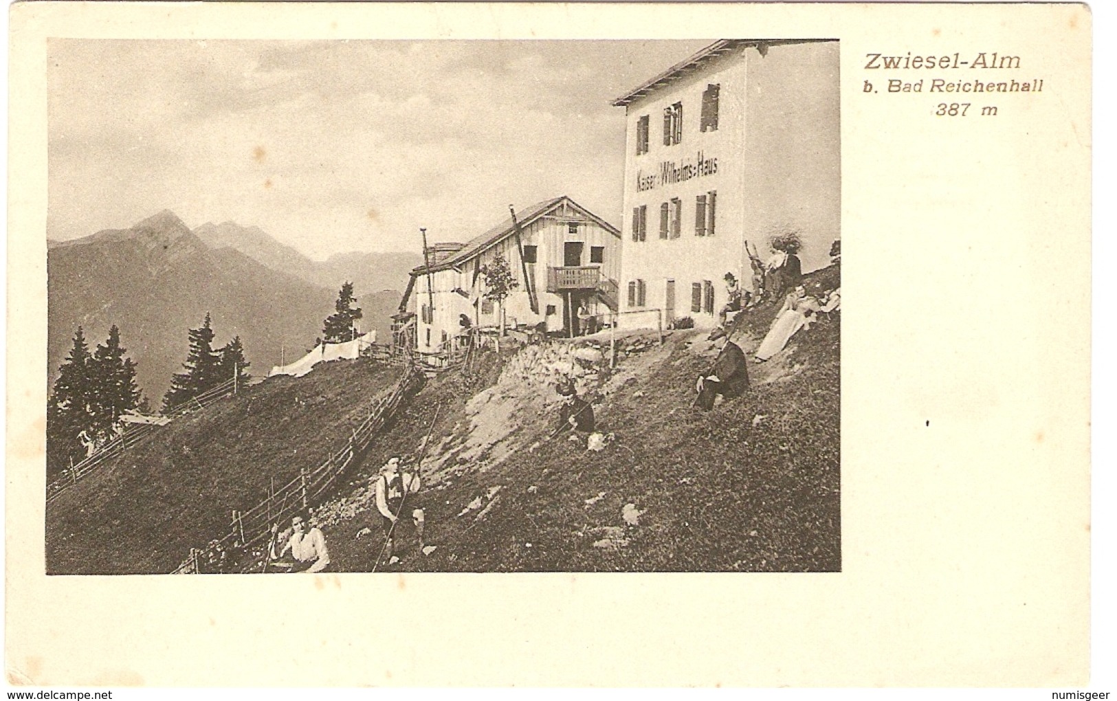 Zwiesel-Alm  --- B. Bad Reichenhall 387 M. - Zwiesel